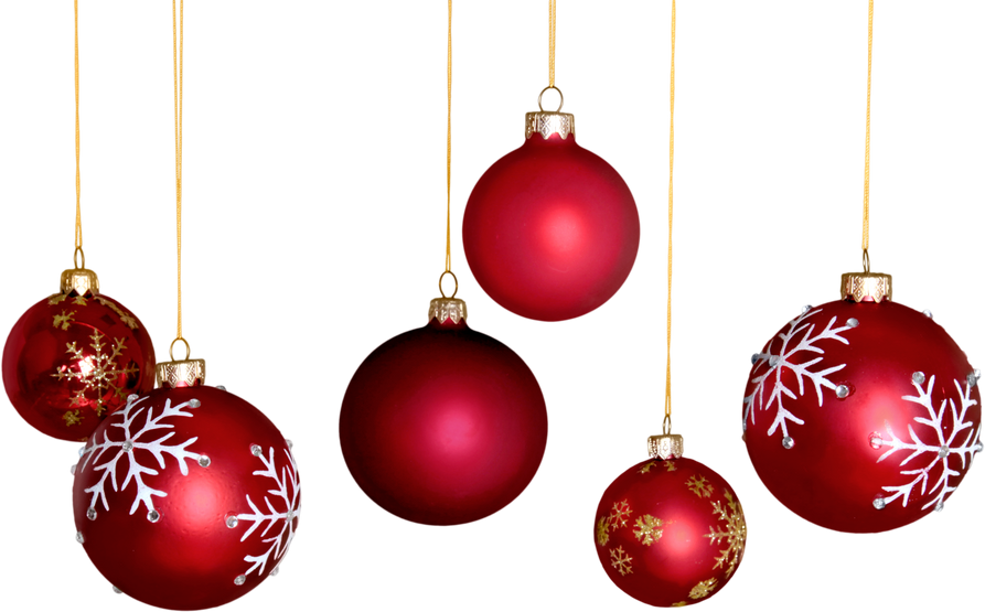 Christmas Baubles - Isolated