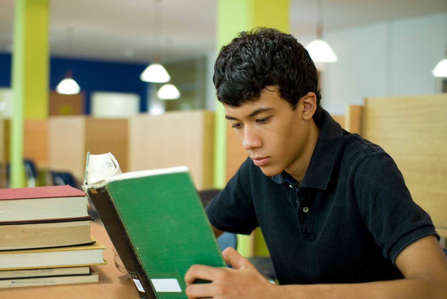 Teen reading